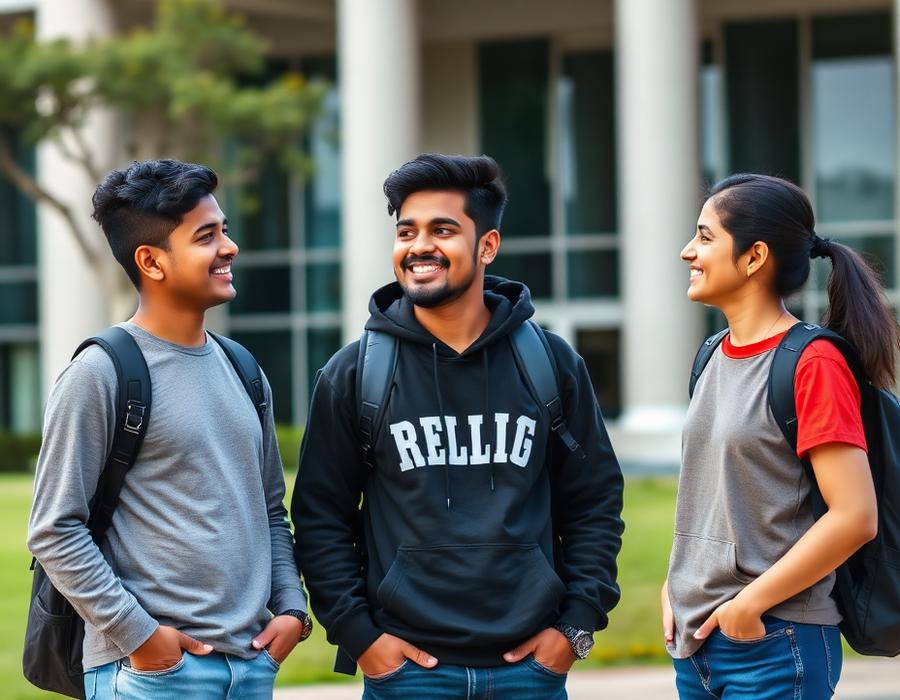 CGC students together on campus